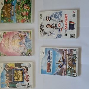 5 wii  Games